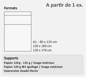 affiche extra large formats et supports