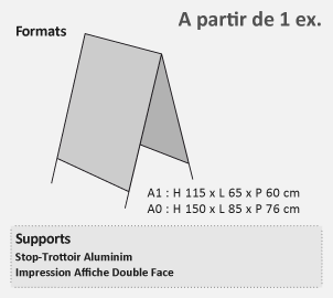 chevalet formats et supports